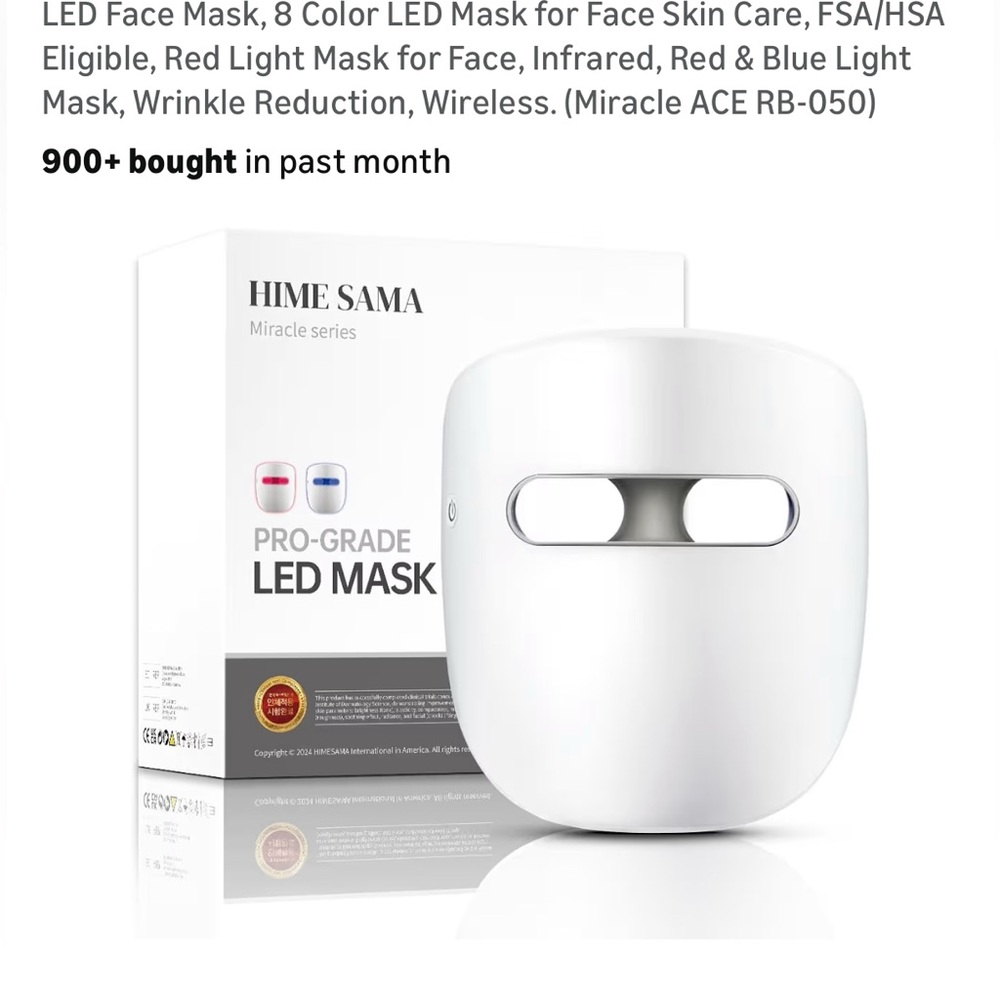LED Therapy Mask - Picture 2 of 12